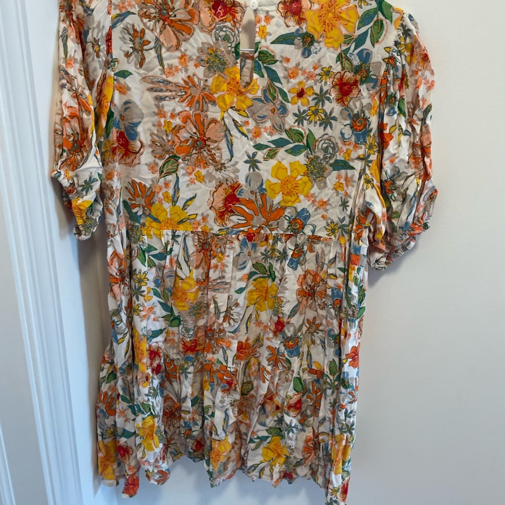 Floral Print Women's mini dress